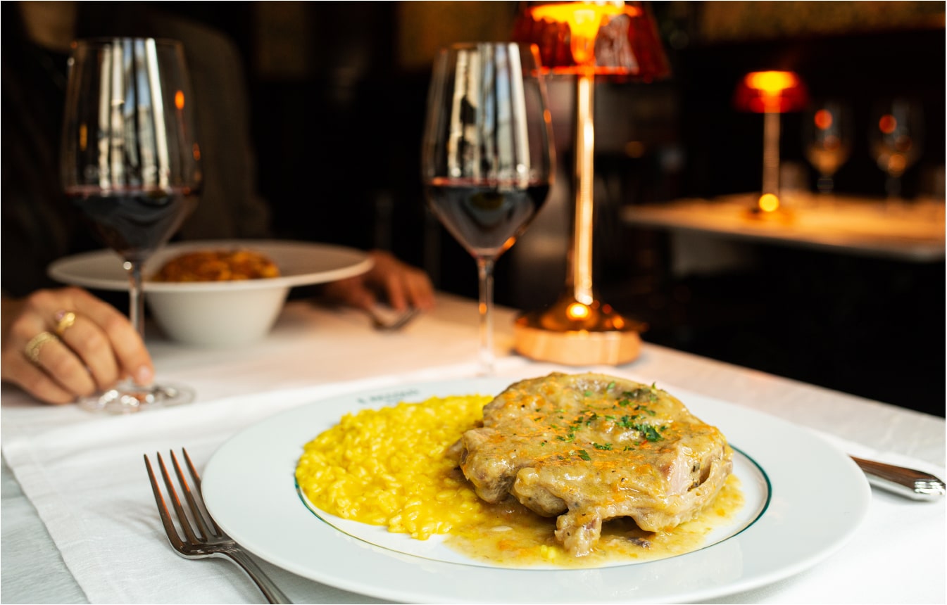 Ossobuco con risotto